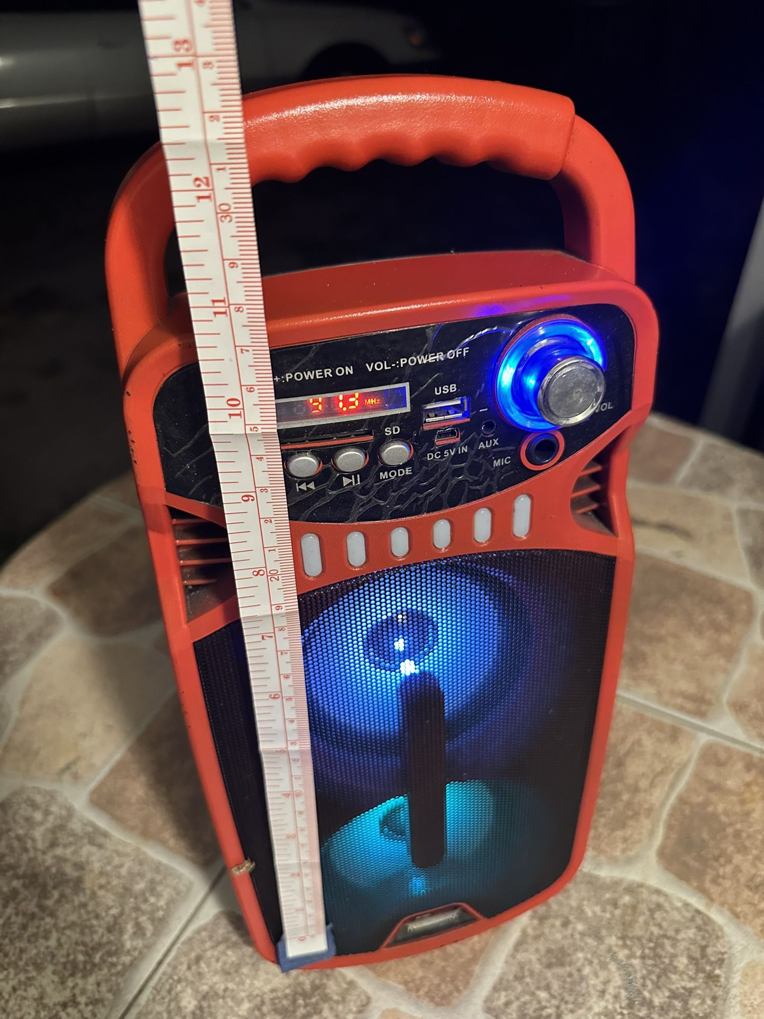 Bocina Radio FM Bluetooh Música