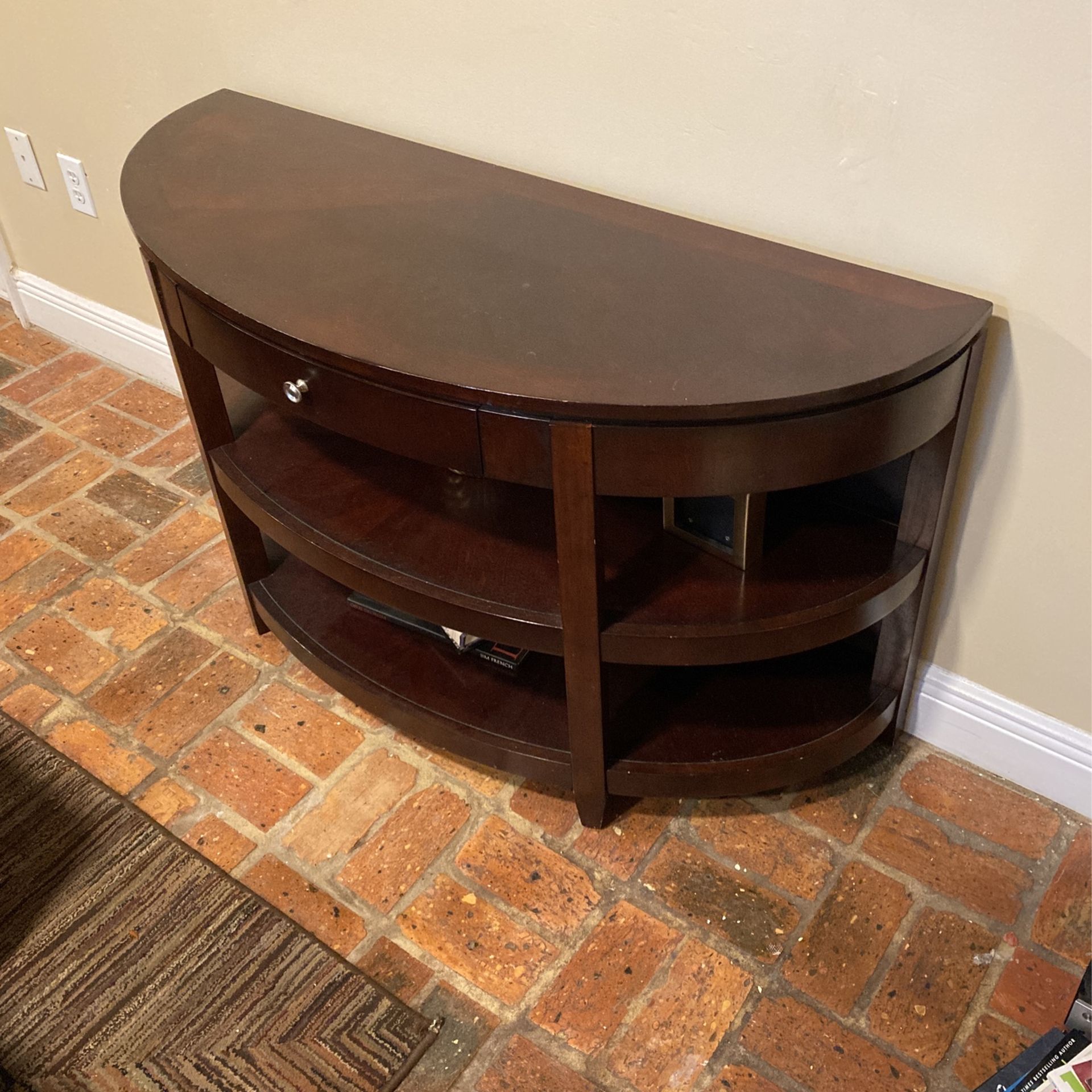 Pair Of End Tables And Sofa Table For Sale 