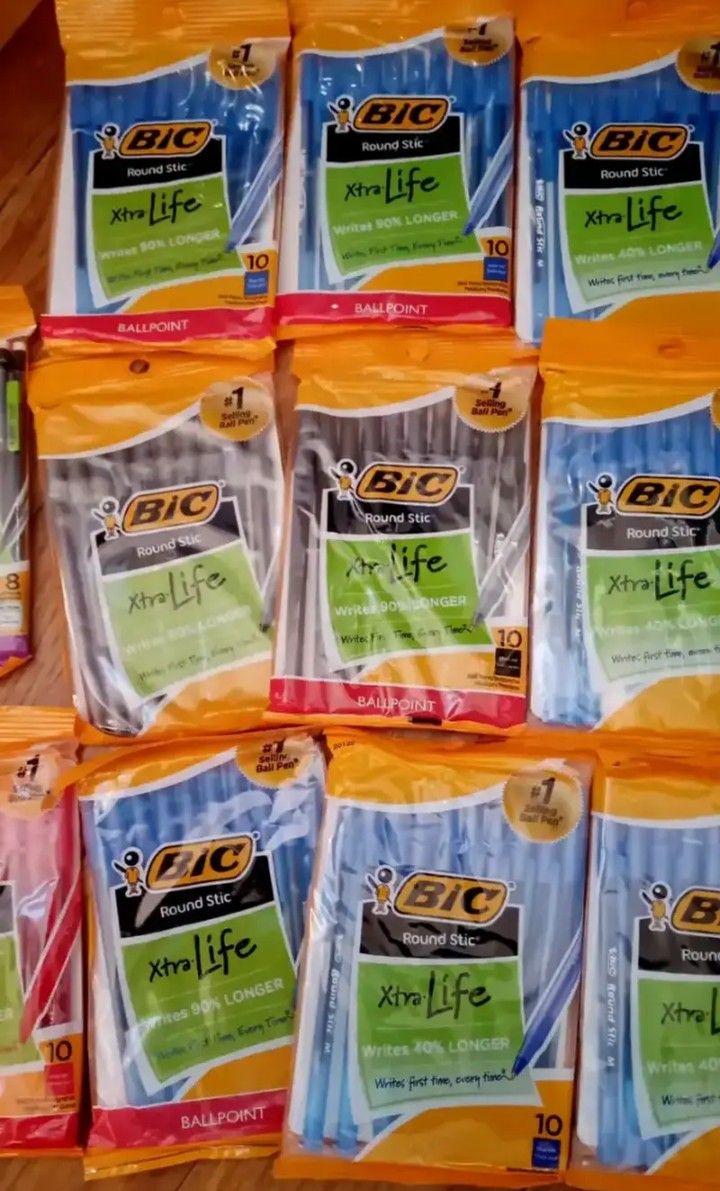 10-PACKS OF BIC INK PENS / 1 PACK OF PENCILS..... CHECK OUT MY PAGE FOR MORE ITEMS