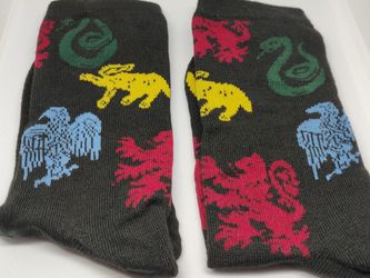Harry Potter Hogwarts houses crew socks
