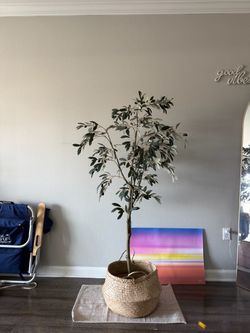 Tall Faux Olive Tree
