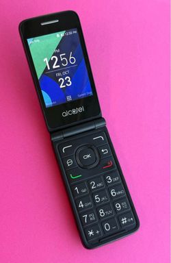 Alcatel Flip Phone Unlocked Metro T-Mobile Mint Cricket AT&T Boost