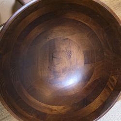 Solid Wood Salad Bowl