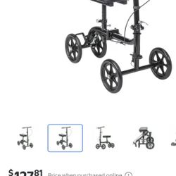 Walker Medical Steerable  Folding  Scooter