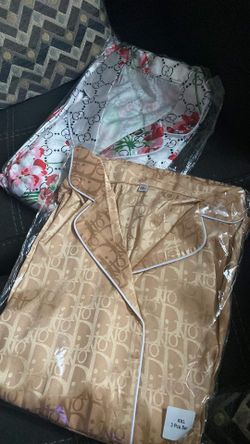 Womens Silk Pjs Set