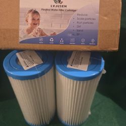 2-Pack LVJUSEN Pleated Water Filter Cartridges – New