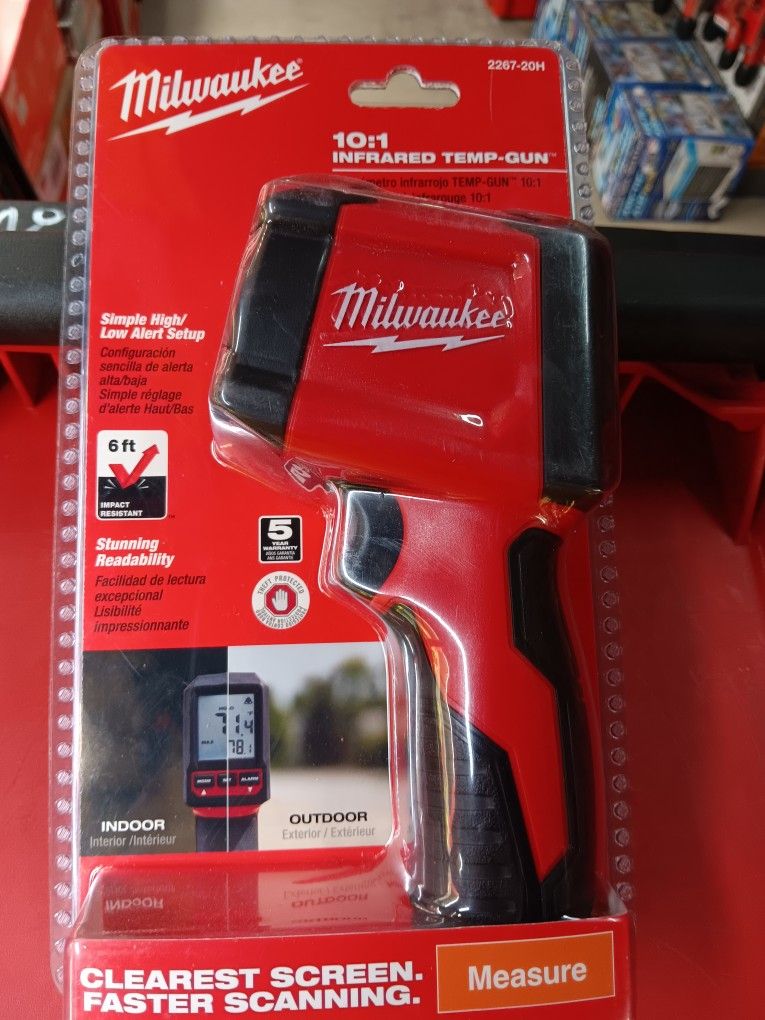 MILWAUKEE 10:1 Infrared Temp-Gun