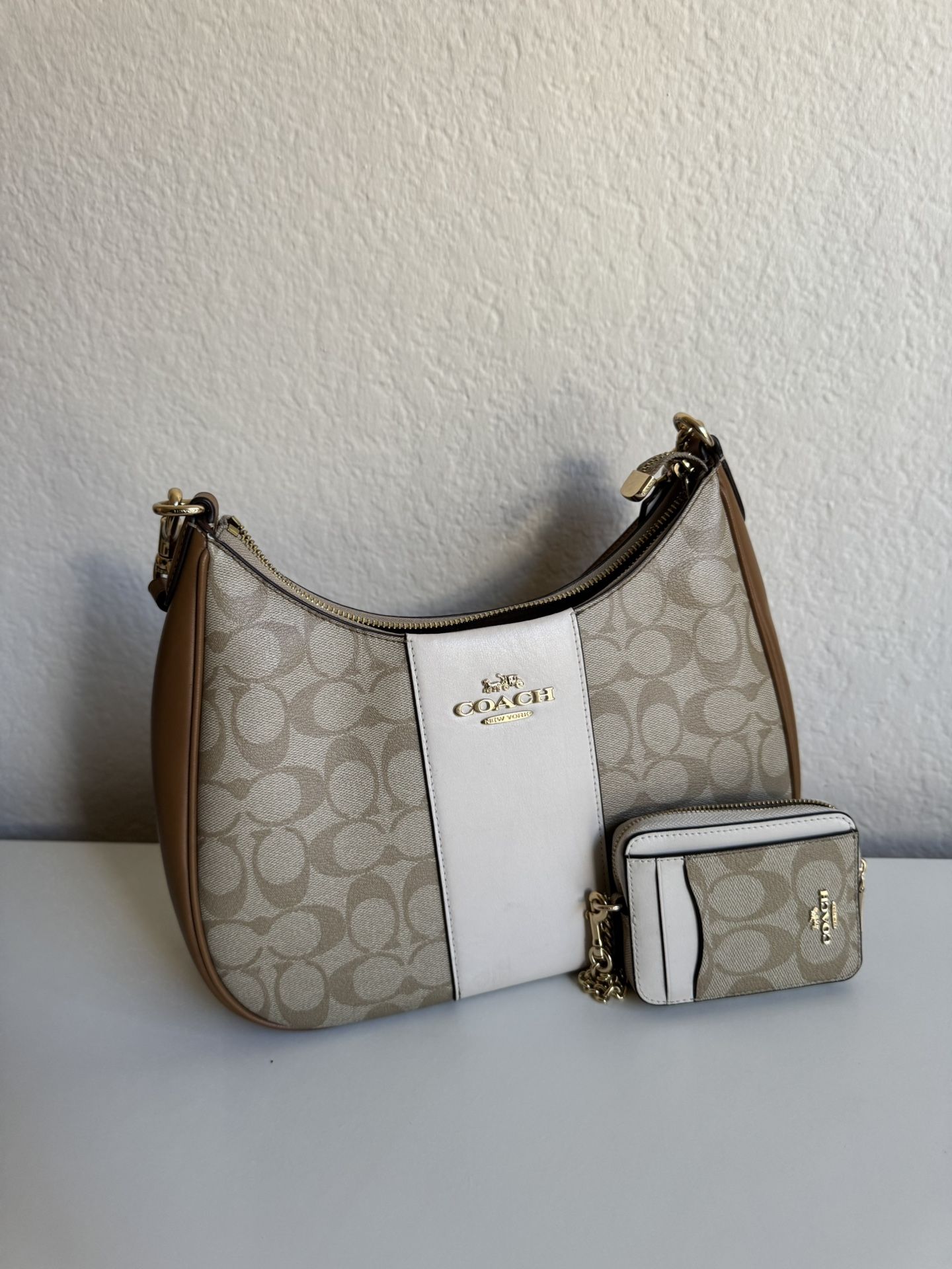 Teri Hobo Bag + Zip Card Wallet