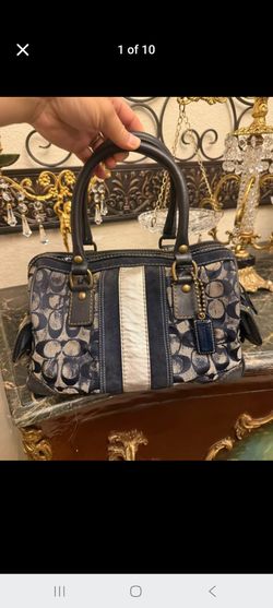 Rare Denim Coach bag