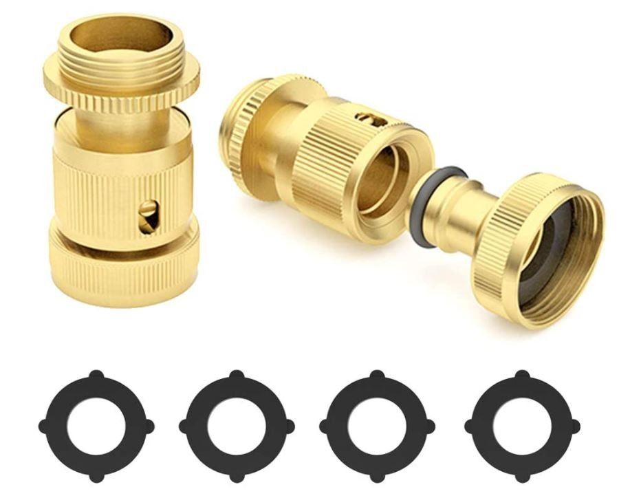 Go About Your Tasks Quickly with NO Leaks! Garden Hose Quick Connect!