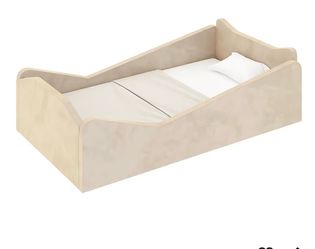 Toddler Bed Frame with Safety Guardrails