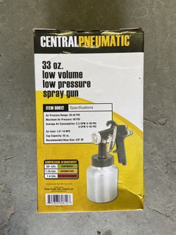 33 oz. LVLP General Purpose Air Spray Gun 60612