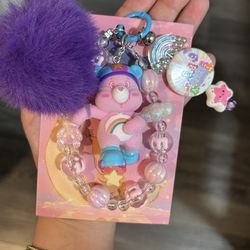 🍭 DIY Cheer Bear Care Bear Keychain 🍭