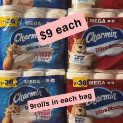 Charmin Toilet Paper 9=36