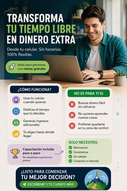 Oportunidad de Ingresos Extras | Conoce una Nueva Forma de Emprender