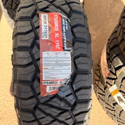275 60 20 Nitto Tires Ridge Grappler