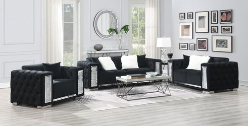 New Crushed Diamond Arm Sofa And Loveseat K Furniture And More