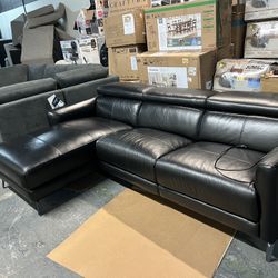 SECTIONAL COUCH SOFA ELECTRIC RECLINER 