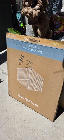 Metal dog fence
