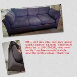 Free Gray Sofa