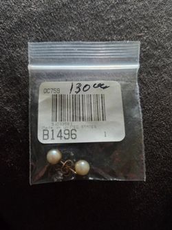 Pearl Stud Earrings