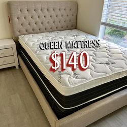 New Queen mattress only $140