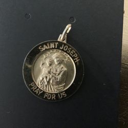 Sterling Silver St. Joseph Charm/pendant