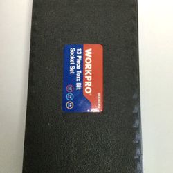 WORKPRO 13 Piece Torx Bit Socket Set W003036A Steel