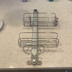 Simplehuman Stainless Steel & Anodized Aluminum 3-Tier Adjustable Shower Caddy