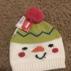 NEW Toddler Snowman Beanie