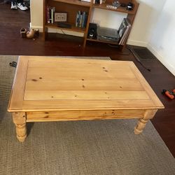 Refurbished Lift-Top Coffee Table 
