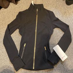 Black x Gold Lulu Define Jacket