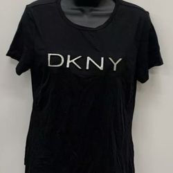 NWT DKNY Women's Black T-Shirt Size Small MSRP $49