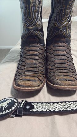 Belt and boots