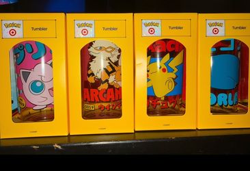 Pokémon x Target 20 oz Tumbler set (4) - $55 Firm