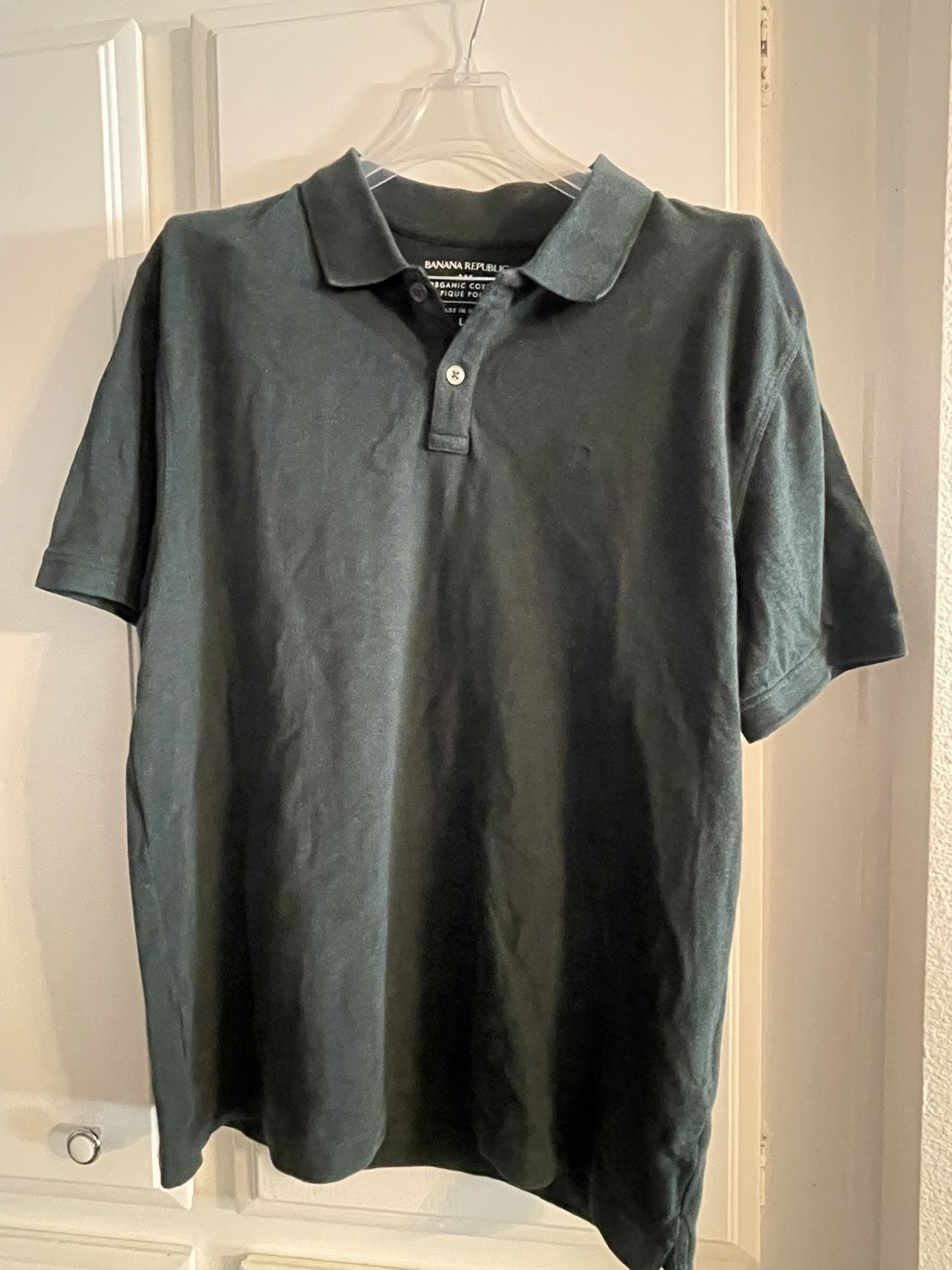 Mens Banana Republic Organic Cotton Mens polo shirt - Sz L