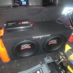 MTX Audio 2 12" Subwoofer Terminator Sealed Box