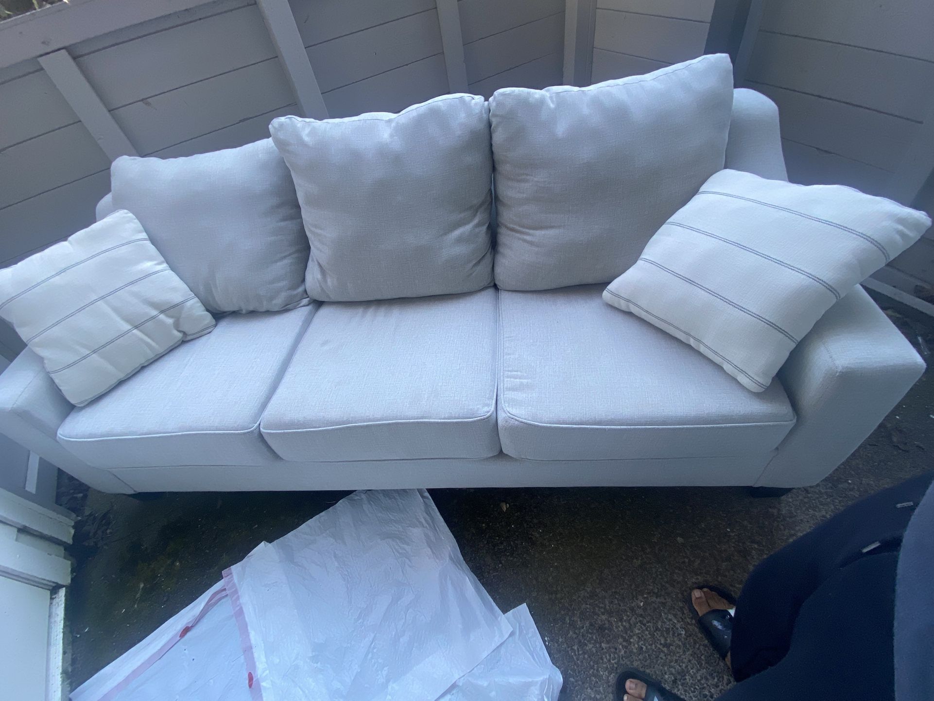 Grey couch