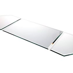 Glass Table Runner and 12 Piece Candle Holder