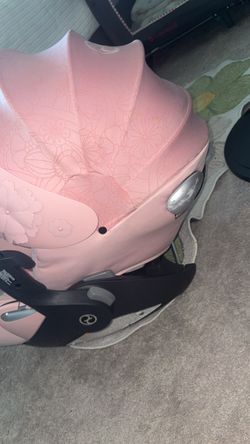 Cybex Pink floral infant car seat