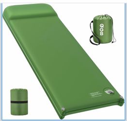 Memory Foam Camping Sleeping Pad, Foldable and Portable Self-Inflating Camping Mattress Pad, 9.5 R-Value Insulated & Quiet Sleeping Mat with Pillow, C