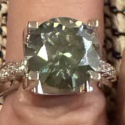 5 Carat Moissanite Ring