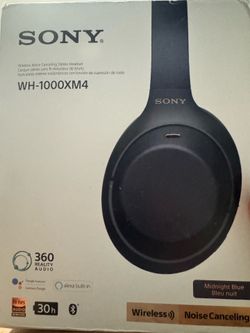 SONY WH-1000XM4 WIRELESS NOISE-CANCELING OVER-EAR HEADPHONES