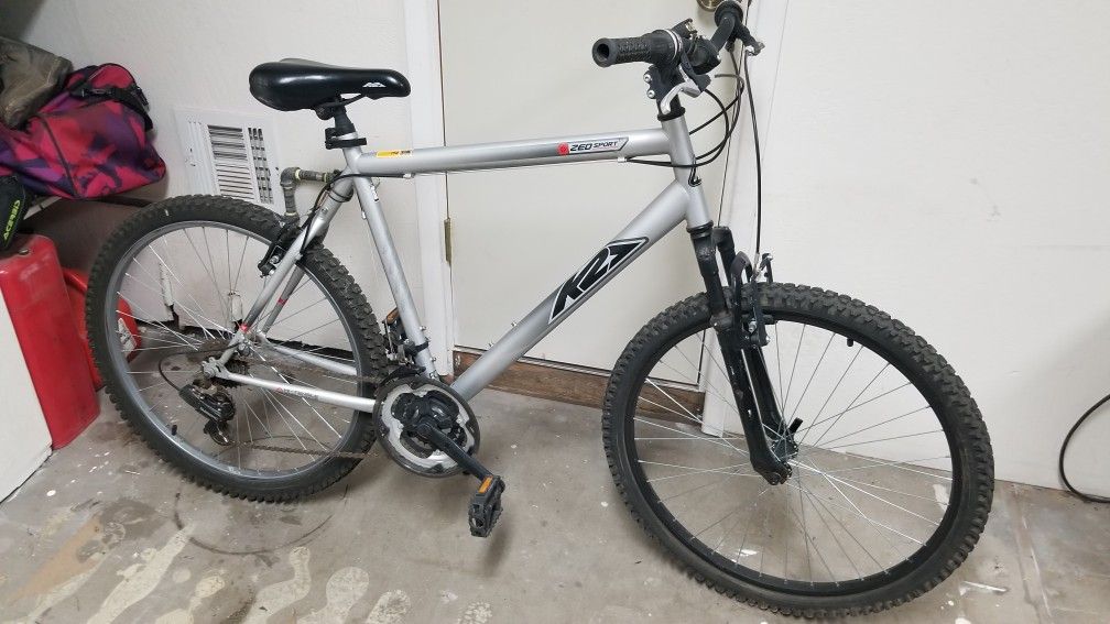 K2 mountain bike size large