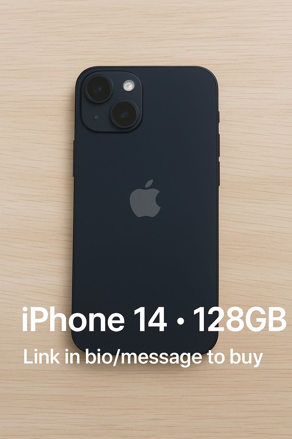 iPhone 14 (128GB, Navy Blue) β Great Condition, Only $295!