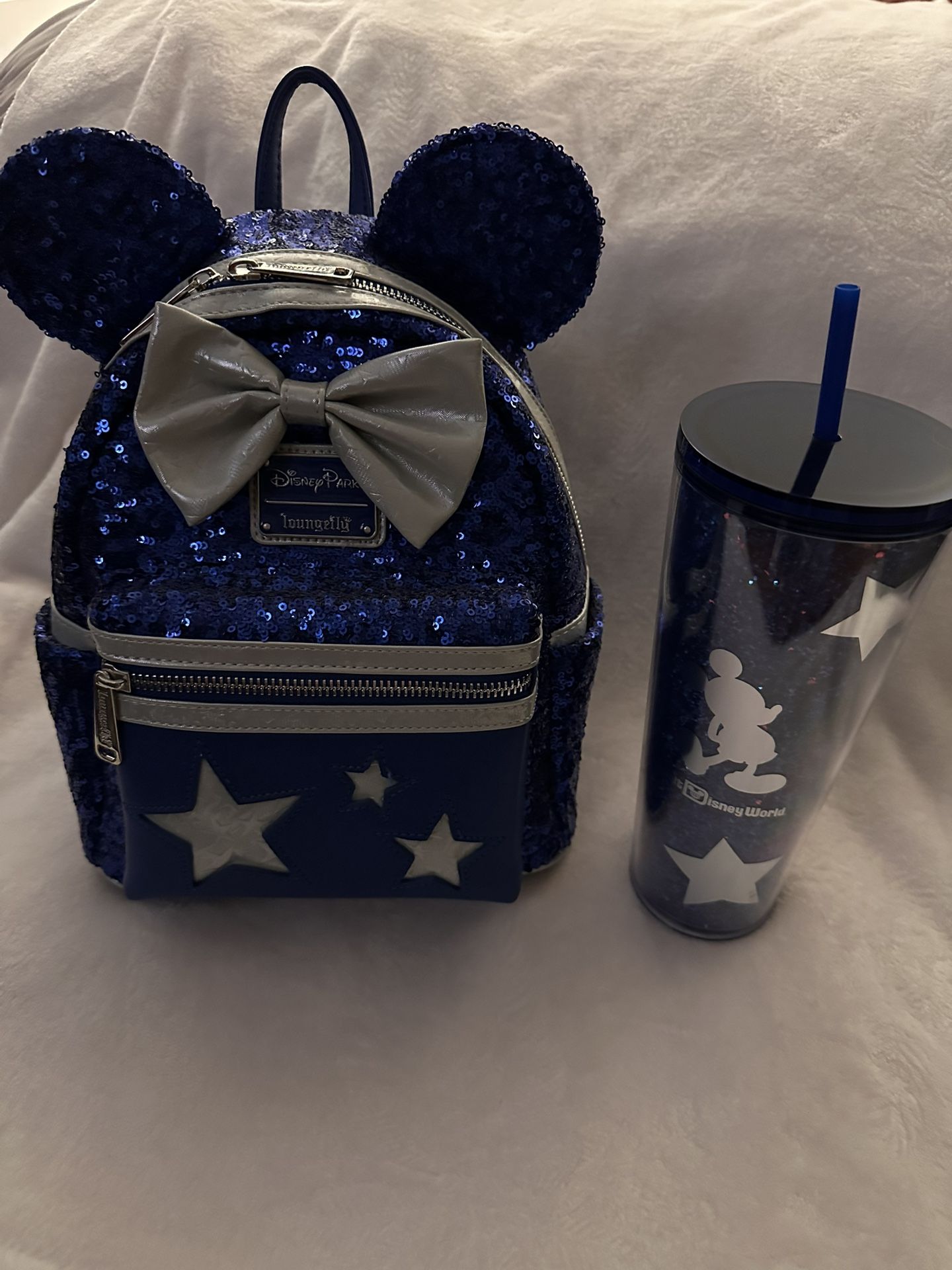 Matching Sorcerer Mickey Mini Loungefly Backpack And Starbucks Tumbler