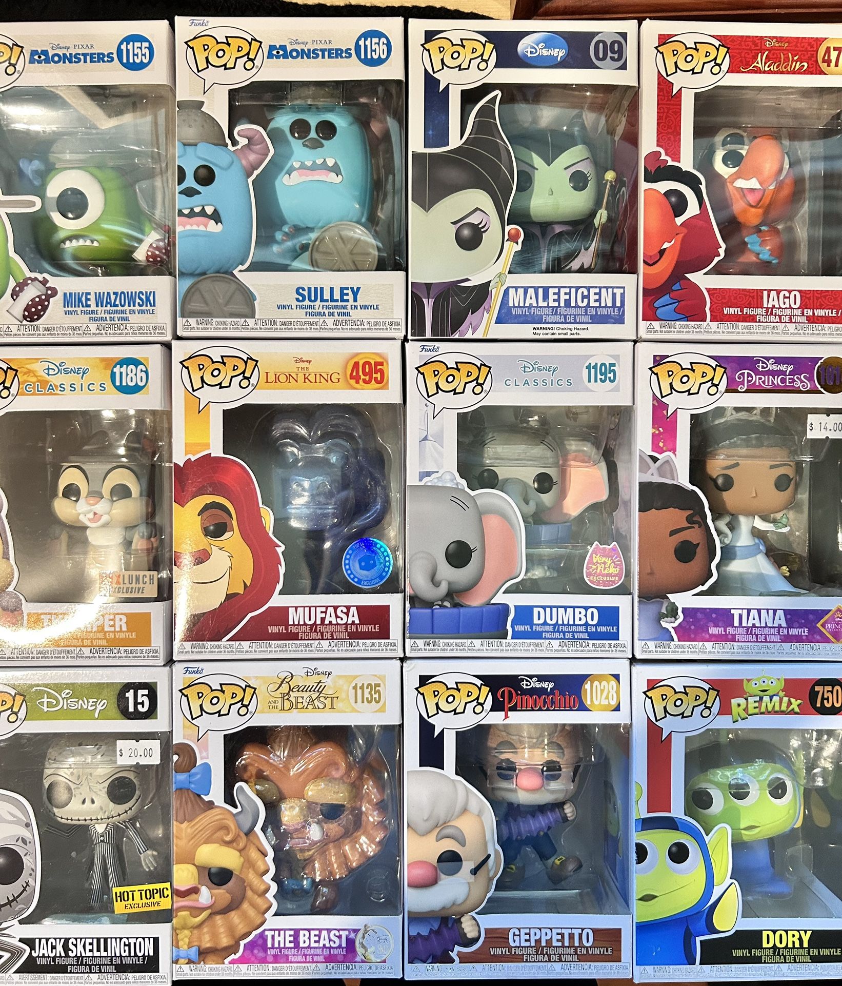 Disney Funko Pop! Lot