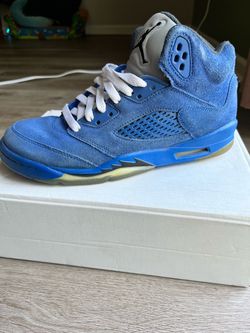 Air Jordan 5 Blue Suede