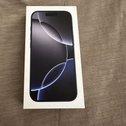 New Apple iPhone 16 Pro 512gb Black Titanium Unlocked With Applecare+ Theft & Loss 2 Years 