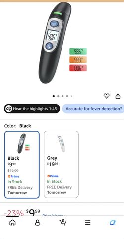 Forehead & Ear THERMOMETER Model: FC-IR100